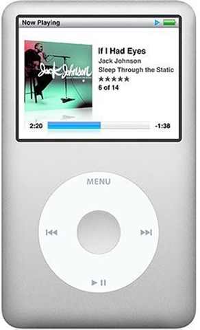 Apple iPod Classic 6th Generation (2009) 160GB - Silver, B